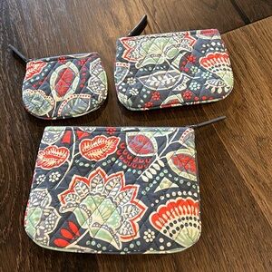 Vera Bradley 3 piece set- excellent condition